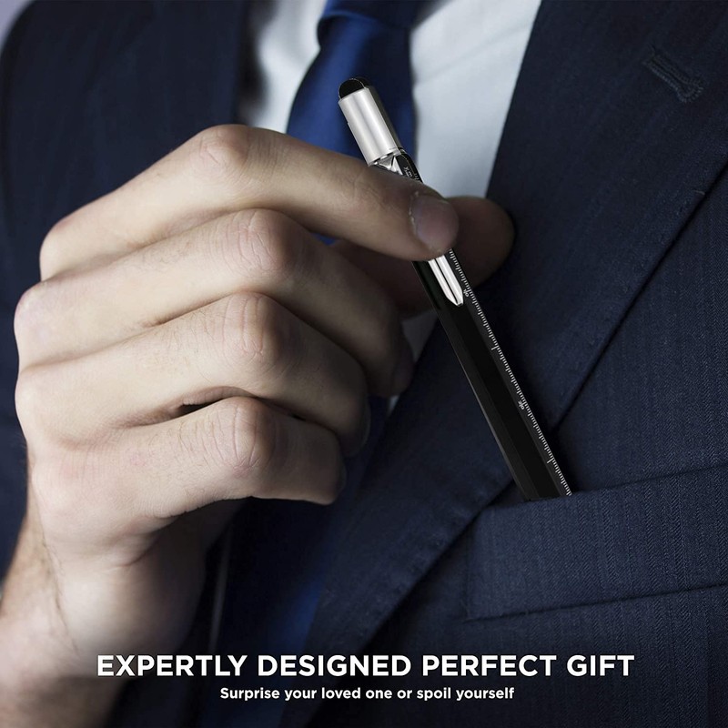 6 in 1 Multi-Functional and Sturdy Aluminum DIY Pen with