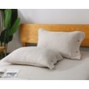 S VICTORY SYMBOL 100% Organic Linen Pillowcases Set of 2,French