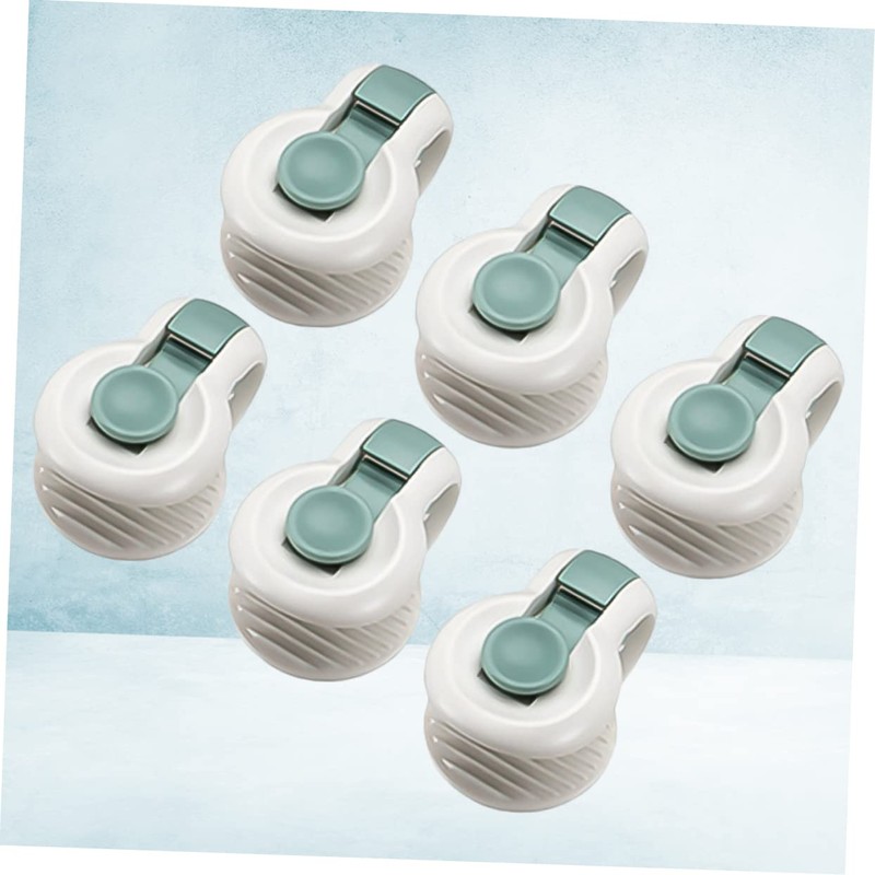 KICHOUSE Plastic Quilt Corner Holders 6 Pack Sheet Fasteners for