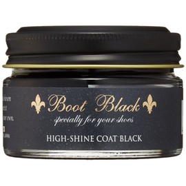 Boot Black High Shine Coat, Black