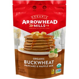 Arrowhead Mills Buckwheat Pancake & Waffle Mix, 22 oz Bag (Pack of 6)