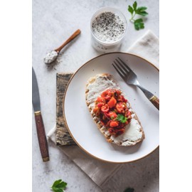 FLORIDA PURE Butcher Block Black Pepper Infused Sea Salt | Natural, Unrefined | Cleaner & Brinier | Rich Taste, Seasoning | Culinary Use | 80+ Minerals | Hand-Harvested | 100% Vegan, Non-GMO (1.8 oz, Jar)