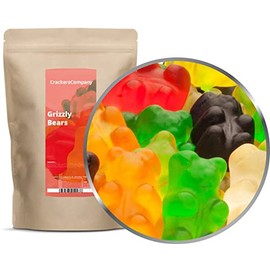 1 x 700 g Colourful Gummy Bears Gummy Bears Colourful Made of Sweet Jelly Gluten-Free Lactose Free