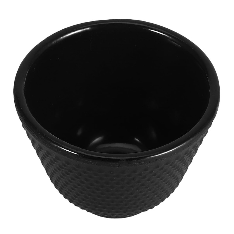 DECHOUS Cast Iron Tea Cup Coffee Cup Black Cast Iron