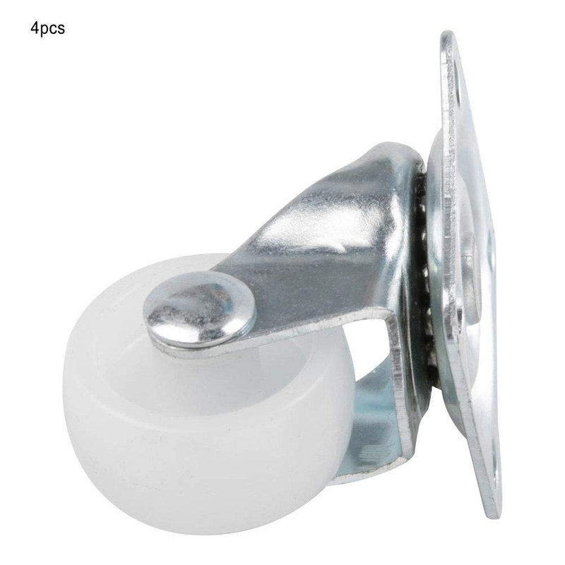 Ruedas giratorias, 4 piezas Ruedita giratoria de 1 pulgada Rueda
