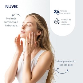 Nuvel Crema Corporal y Facial Hidratante 750 ml | Con Aceite de Oliva y Aguacate | Suaviza y Nutre la Piel Seca