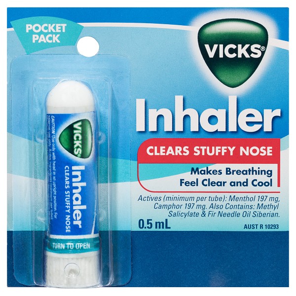 Vicks Inhaler Single Tube 0.5ml - Expiry 10/24