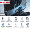 WAYXIN T2 Motorcycle Headset with Intercom, Helmet Communication System for