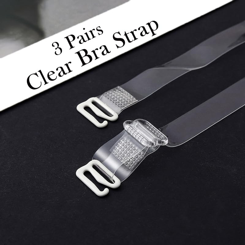 Quintion Anneao Clear Bra Straps Invisible Adjustable Bra Strap 3