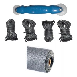 Robin Kit Instalación Tela Mosquitero 5x1.8m Vinil & Garrucha