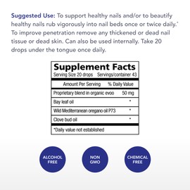 Physician's Strength Nail-EX - 1 fl oz - For Healthy Nails & Skin - Toenail & Fingernail Formula - 43 Servings