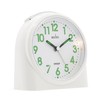 Bentima by Acctim 14702 Sweeper One Non-Tick Alarm Clock, White