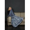 Kanguru Plaid Fleece Blanket, Polyester, Blue Glow, 130 x 150