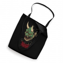 Hannya Oni Mask – Wolves Forever Dark Aesthetic Tote Bag