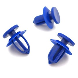 VVO Fasteners- Blue Plastic Front Door Card Clips for Vauxhall Adam, Astra, Cascada, Corsa, Insignia, Meriva, Zafira Tourer, (Pack of 10)