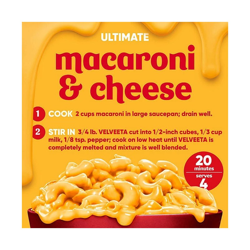 Velveeta Original Pasteurized Cheese Loaf (32 oz., 2 pk.) Great
