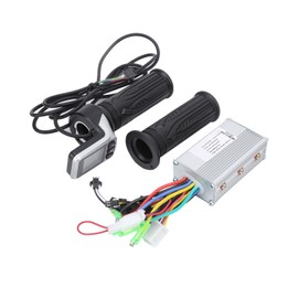 36V/48V 350W Brushless Controller and 124DX LCD Twist Throttle Set for Electric Scooter