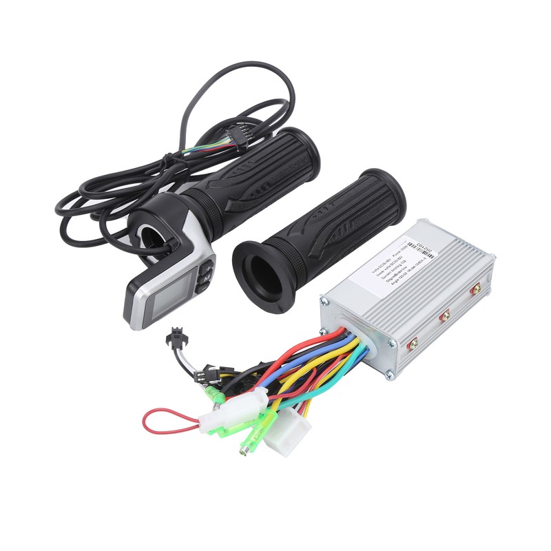 36V/48V 350W Brushless Controller and 124DX LCD Twist Throttle Set