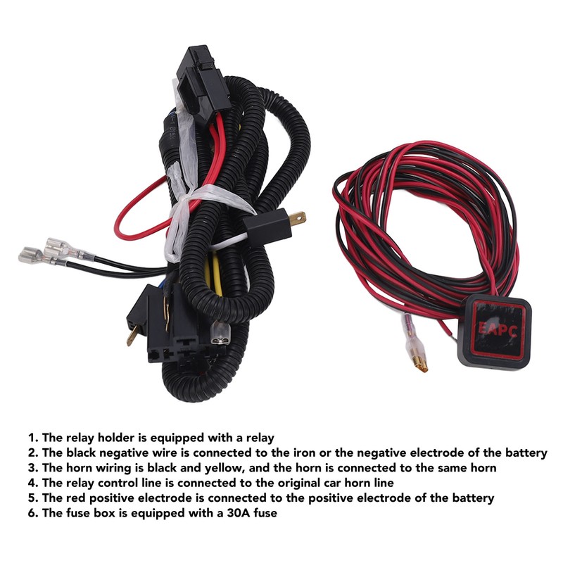 Pair of 12V 115dB UTV Horn Kit Super Loud Waterproof