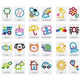 Make an Object Dry Erase Cards - 24 Pieces