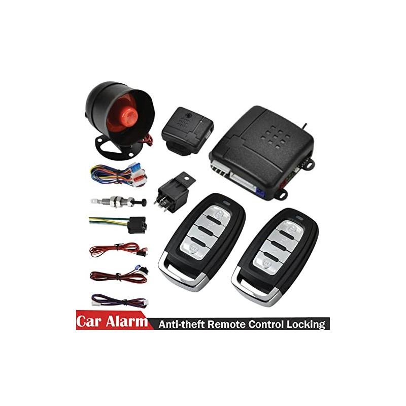Riloer Car Keyless Entry System Kit with 2 Remote Controls,