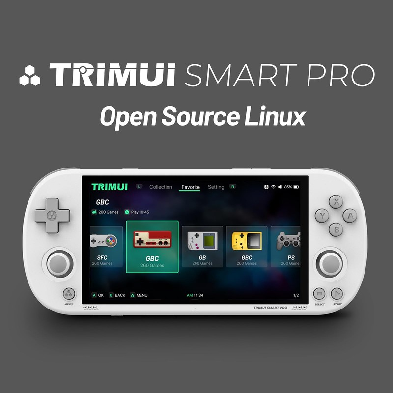 Trimui Smart Pro 4.96 inch Handheld Game Console Linux System