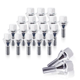 20Pcs M12-1.25 Wheel Lug Bolts/Wheel Studs for Jeep Compass 2018-2022 Cherokee Renegade 2014-2022 & Chrysler 200 2015-2017 & Dodge Dart 2013-2016 Replace# 6509933AA 611-005