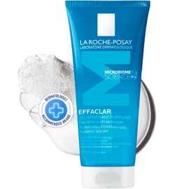 La Roche-Posay La Roche-Posay Face Wash Gel Cleanser, Effaclar Gentle Purifying Foaming Gel for Oily and Sensitive Acne-Prone Skin. Alcohol-free, Soap-Free, Paraben-free, Non-Comedogenic. 200mL