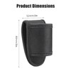 Flashlight Holster for Duty Belt, Open Top D Cell Compact