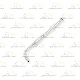 Northeastern Exhaust | Direct Fit Exhaust Resonator Pipe Compatible For 1990-199 Honda Accord 2.2L | Free Gaskets and Sleeve Included | Automotive Replacement Part