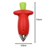POFET 4 Pieces Strawberry Stem Remover Leaf Corer Handle Remover