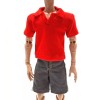 FIGLot SU-PL-S-RD: 1/12 Polo Shirt for 6" Mezco Nota ML