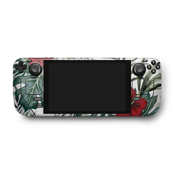 MightySkins Skin Compatible with Valve Steam Deck - Tropical Hibiscus