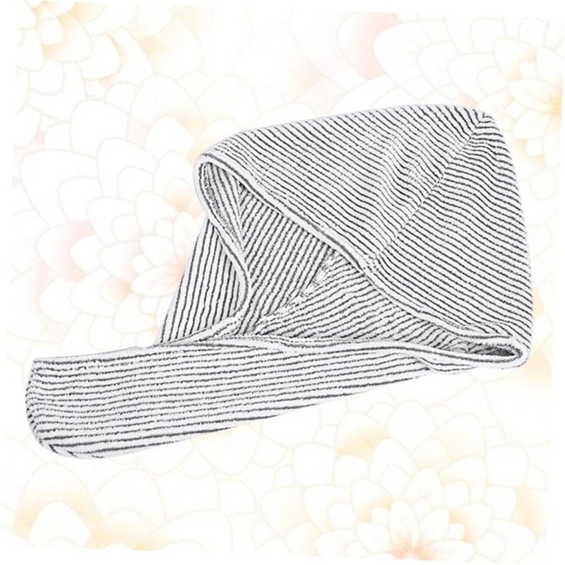 FOMIYES Bamboo Carbon Fiber Fast Dry Hair Towel Super Absorbent