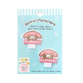 Pioneer Sanrio Characters My Melody Name Badge Patch with 2 Pieces Length 0.9 x Width 1.3 inches (24 mm) x Width 1.3 inches (34 mm) SCW500-SCW33