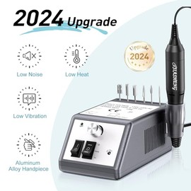 Taladro de uñas eléctrico de 20000 RPM, lima de uñas profesional, taladro de manicura para acrílico, lima E para herramientas de pulido de uñas de gel