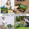 15 Inch Metal Tool Box with Lock - Portable Heavy