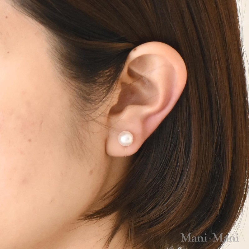 Mani Mani N - 772 Akoya Pearl Realistic Clip -
