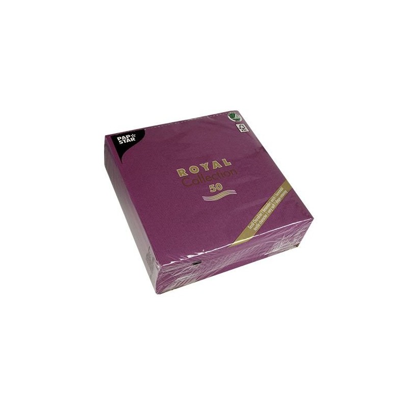 2 x Papstar 10820 Serviettes "ROYAL Collection 1/4 Fold 40