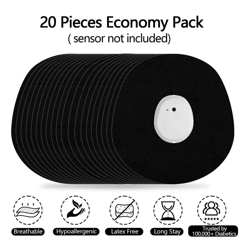G7 Stelo Adhesive Patches,20 Pack Waterproof Flexible & Breathable Overpatches