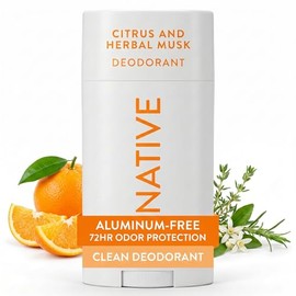 Native Desodorante nativo – desodorante natural, Cítricos y almizcle de hierbas, Único