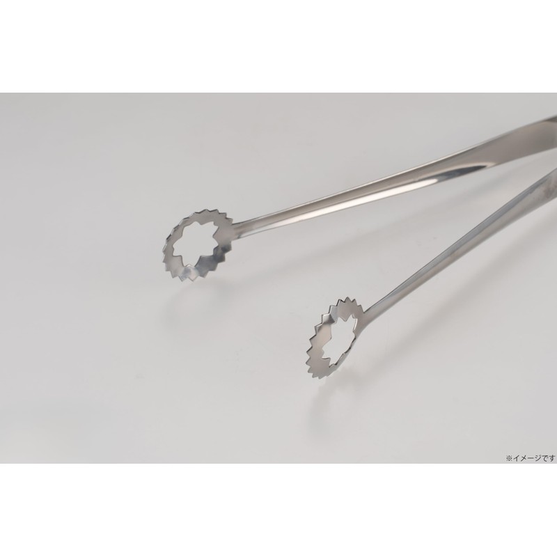 Takagi Shokun-Michi Stainless Steel Tempura Tongs, Small