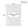 200 Pack 4x6 Inch Bubble Cushion Wrap Bags for Shipping