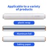 KAMMAK Plastic Wrap Food Cling Wrap with Slide Cutter 15