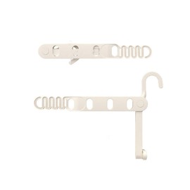 Folding Clothes Drying Rack, Portable Travel Hanger with 5 Holes Space-Saving Clothes Hanger for Balcony, Bathroom, Laundry Room, Outdoor Camping