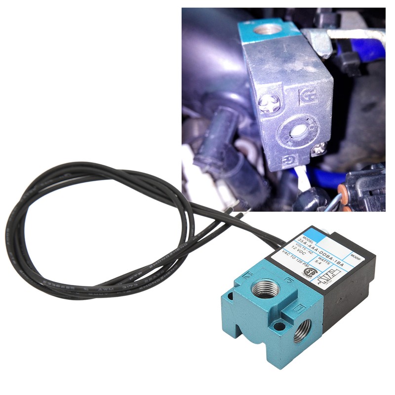 Electronic Boost Control Solenoid Valve 3 Port DC 12V 5.4W