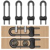 LLOOC Cabinet Locks for Babies,Child Proof Cabinet Locks,4 Pack U-Shaped