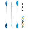 OCEANBROAD Kayak Paddle 95in/241cm Alloy Shaft Kayaking Boating Canoeing Oar
