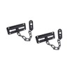 QCAA Chain Door Guard Sturdy & Rust-Resistant Steel Chain Locks