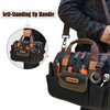 WELKINLAND 30-Pockets Canvas tool bag, 14-Inch Heavy Duty tool bag,